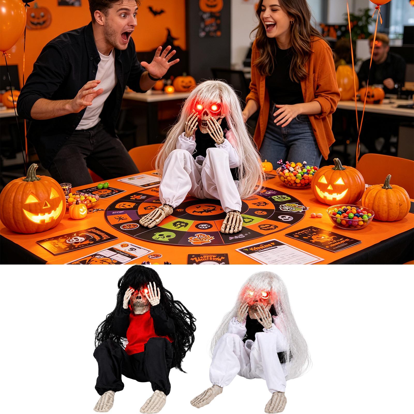 Halloween Skeleton Decoration - Decoraciones de Esqueletos de Halloween Activadas