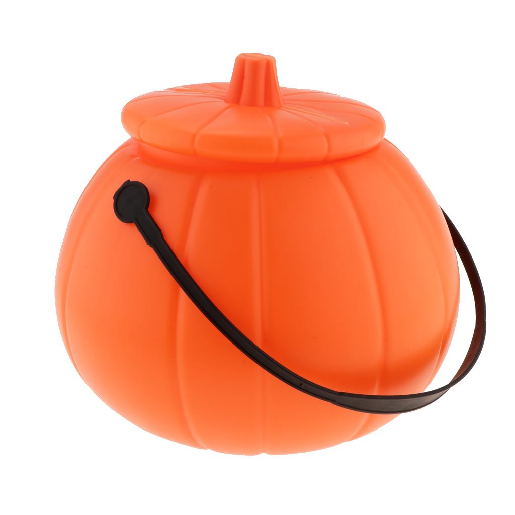 Pumpkin Lantern Halloween - Cubo de caramelos de Halloween, soporte