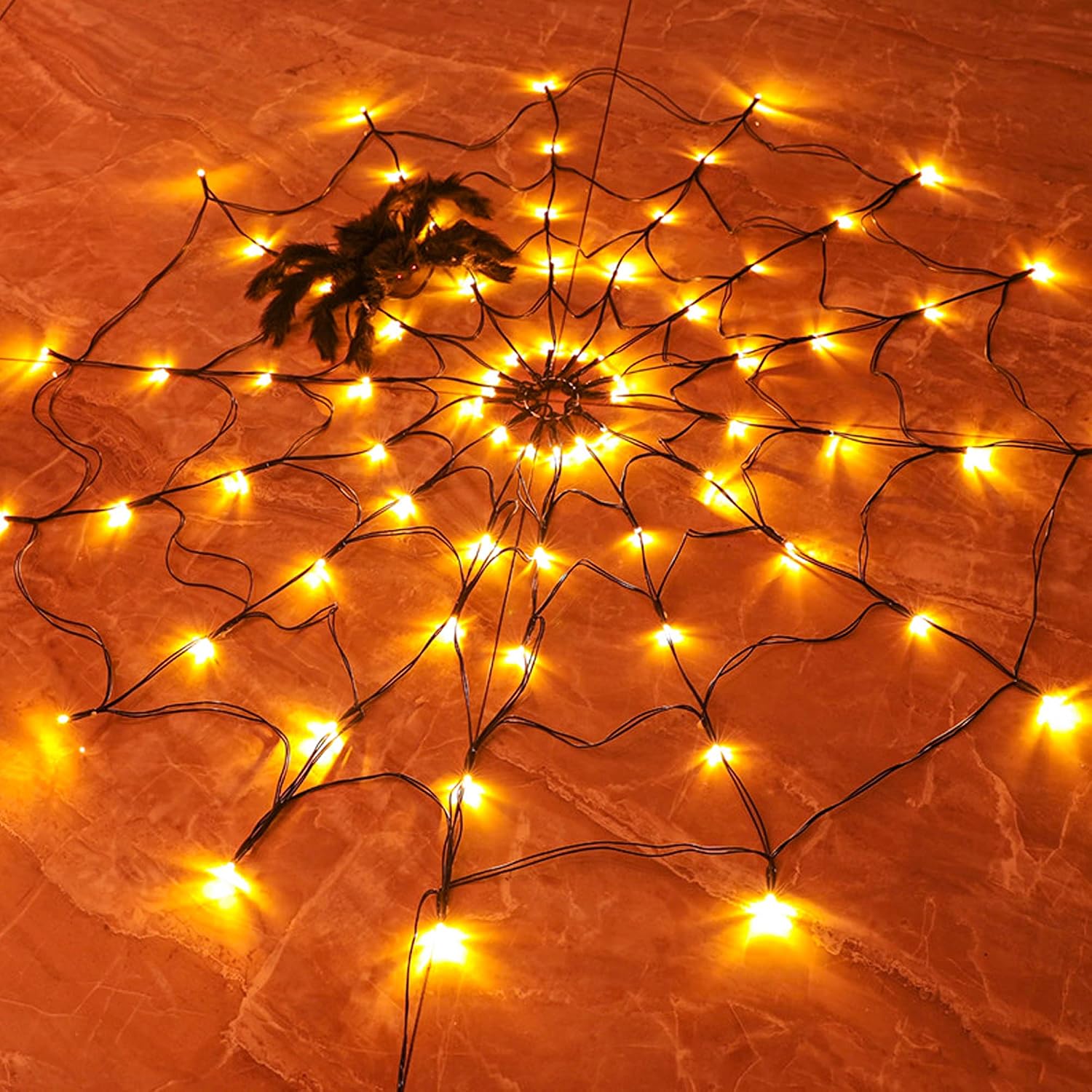Halloween Led String Lights Orange - 1-4PCS Guirnalda de Luces LED con