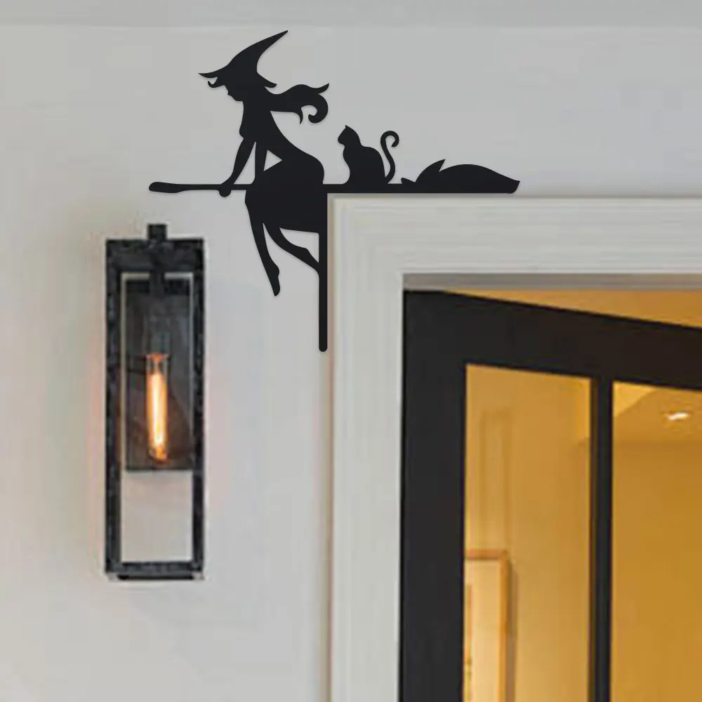 Spider Web Halloween Decoration - Juego de decoración para marco de