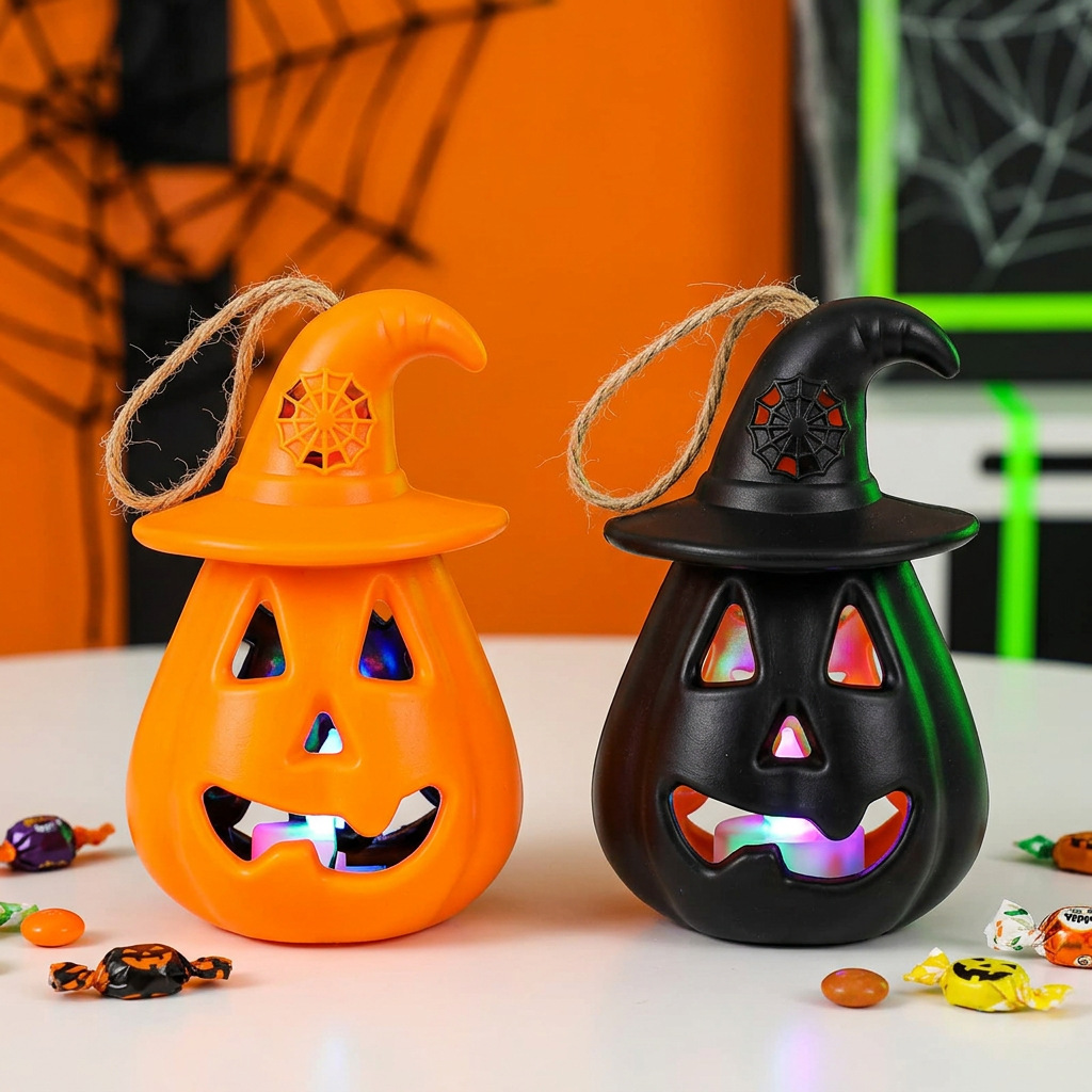 Adorno de Halloween: Linterna  - Pumpkin Lantern Halloween reseña y precio