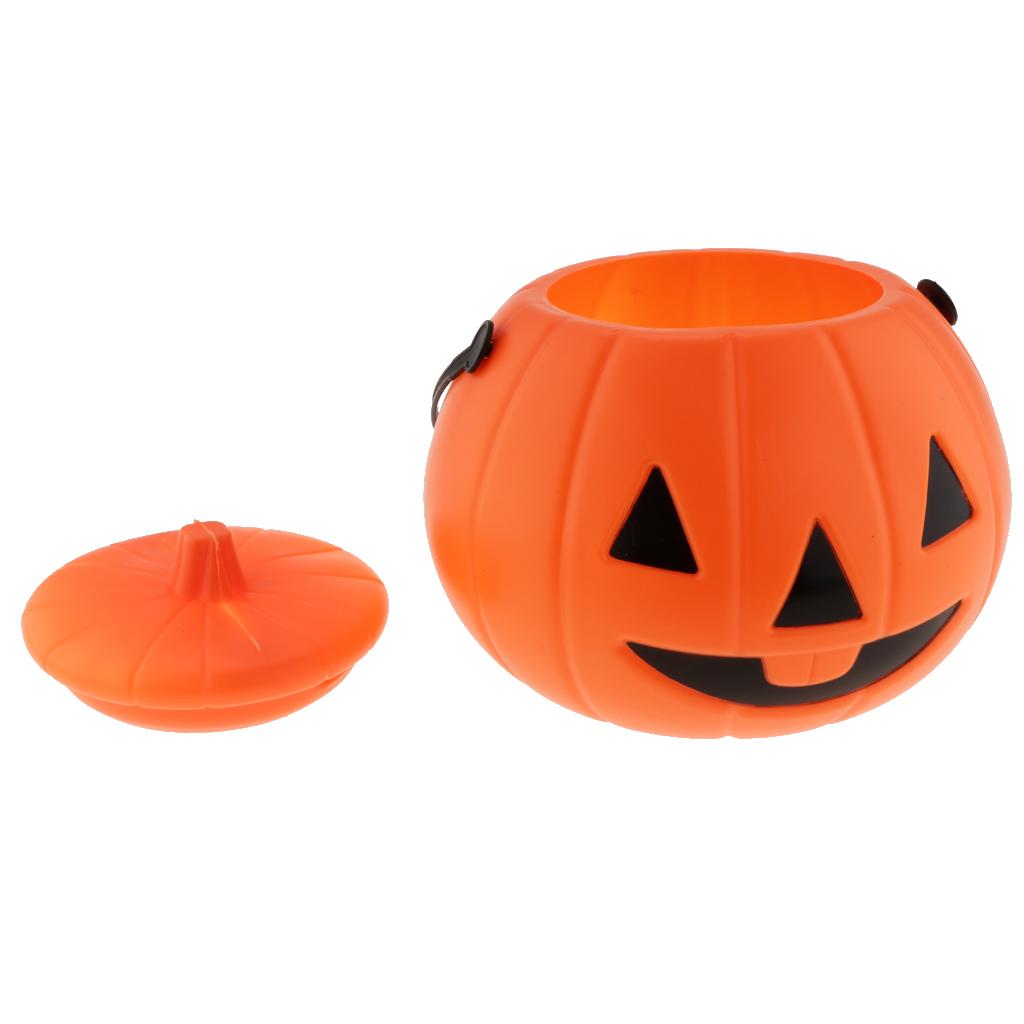 Cubo de caramelos de Halloween - Pumpkin Lantern Halloween reseña y precio