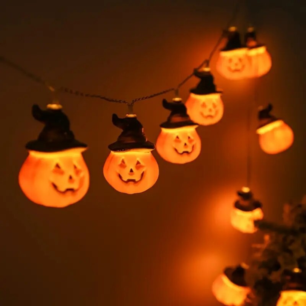Guirnalda de luces LED con for - Halloween Led String Lights Orange reseña y precio