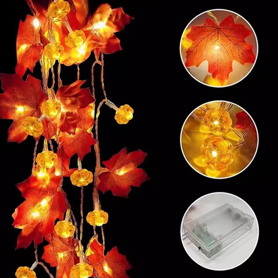 Guirnalda de Luces LED de 59in - Halloween Led String Lights Orange reseña y precio