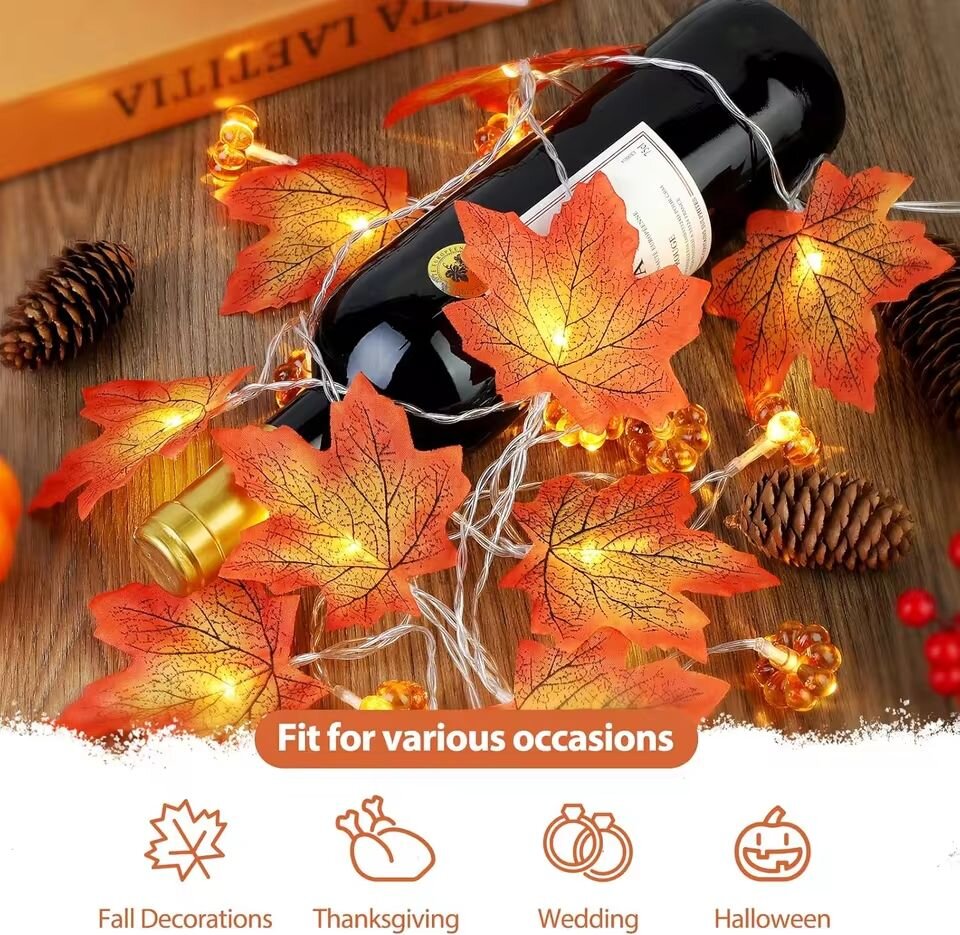 Guirnalda de Luces LED de 59in - Halloween Led String Lights Orange reseña y precio
