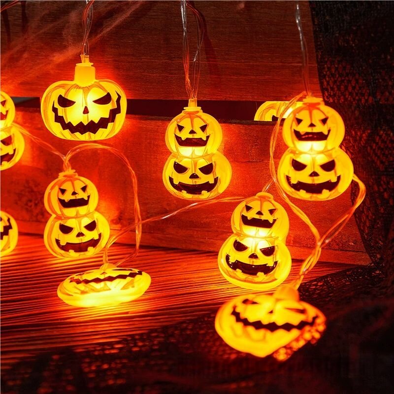 Luces de Cadena LED de Hallowe - Halloween Led String Lights Orange reseña y precio