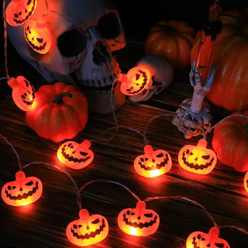 Luces de Cadena LED de Hallowe - Halloween Led String Lights Orange reseña y precio