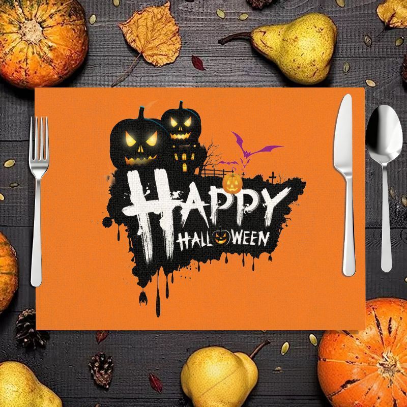 VIKAMA - Juego de 2/4/6 Mantel - Spider Web Halloween Decoration reseña y precio
