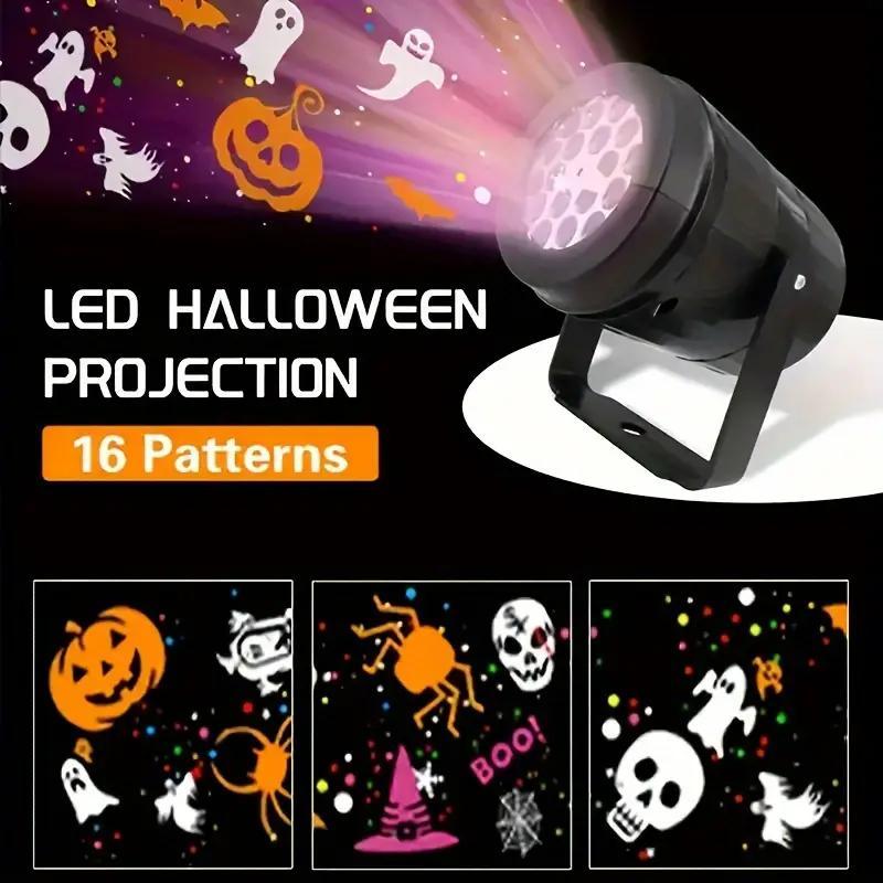 Proyector LED de Halloween par - Halloween Pumpkin Decor Led reseña y precio