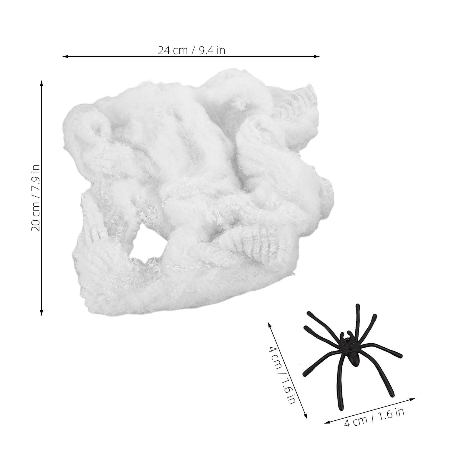 1 juego de decoración de telar - Spider Web Halloween Decoration reseña y precio