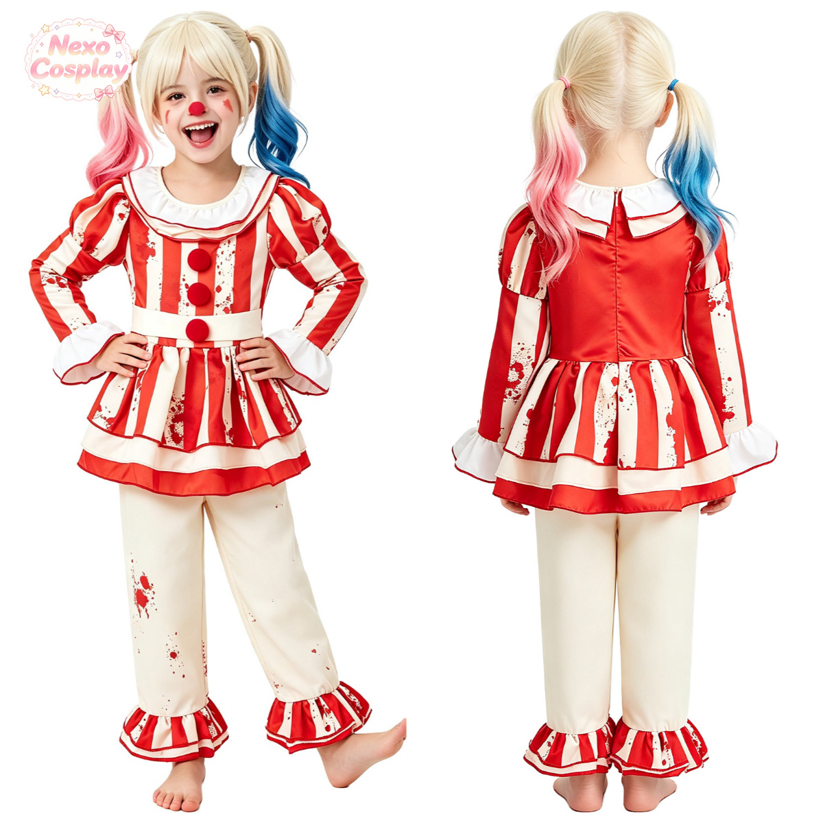Disfraz de Payaso de Terror a  - Halloween Costume Kids reseña y precio