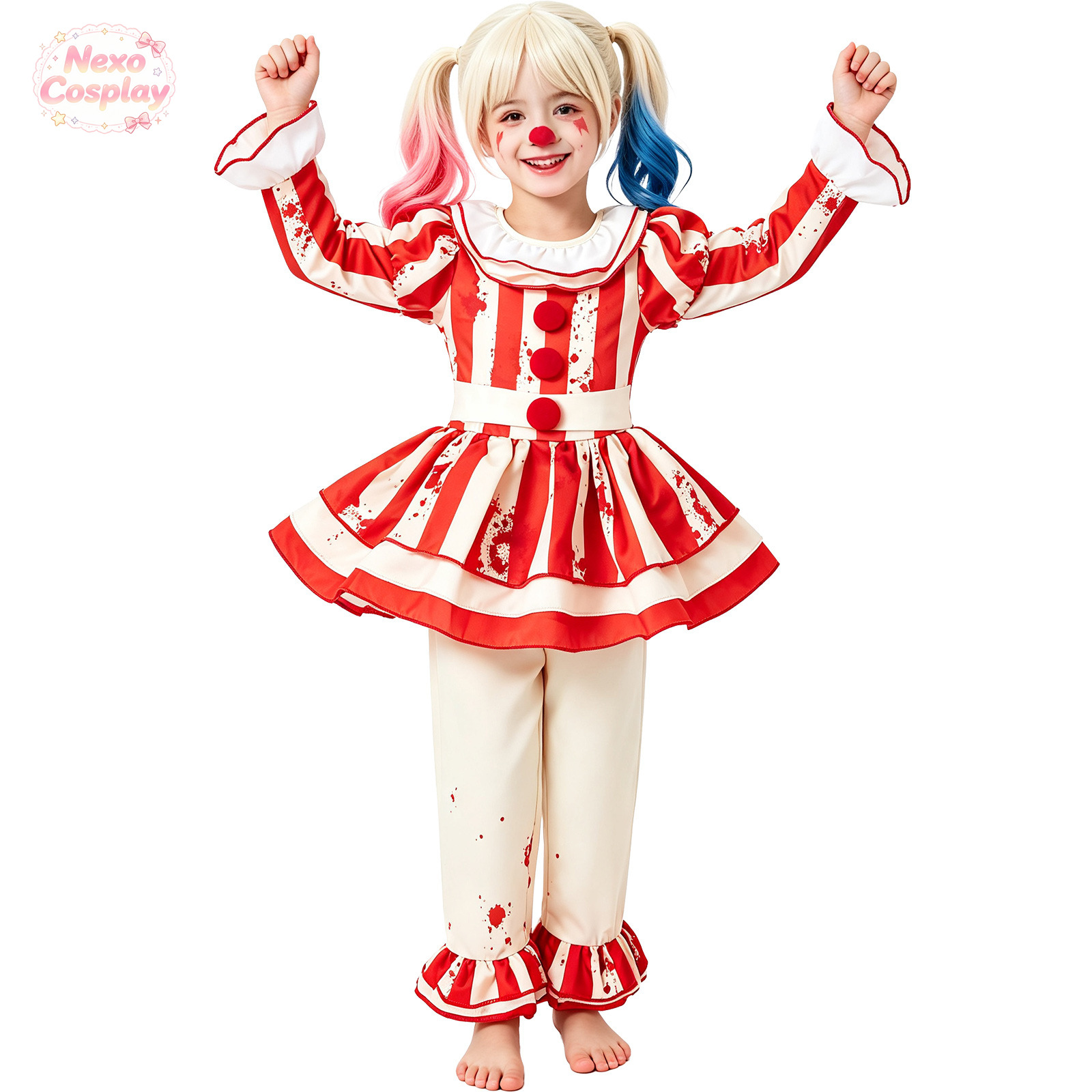 Disfraz de Payaso de Terror a  - Halloween Costume Kids reseña y precio