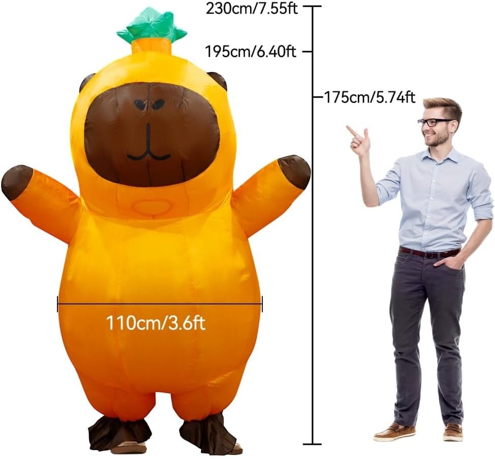 Disfraz Inflable de Capibara p - Halloween Costume Adult reseña y precio