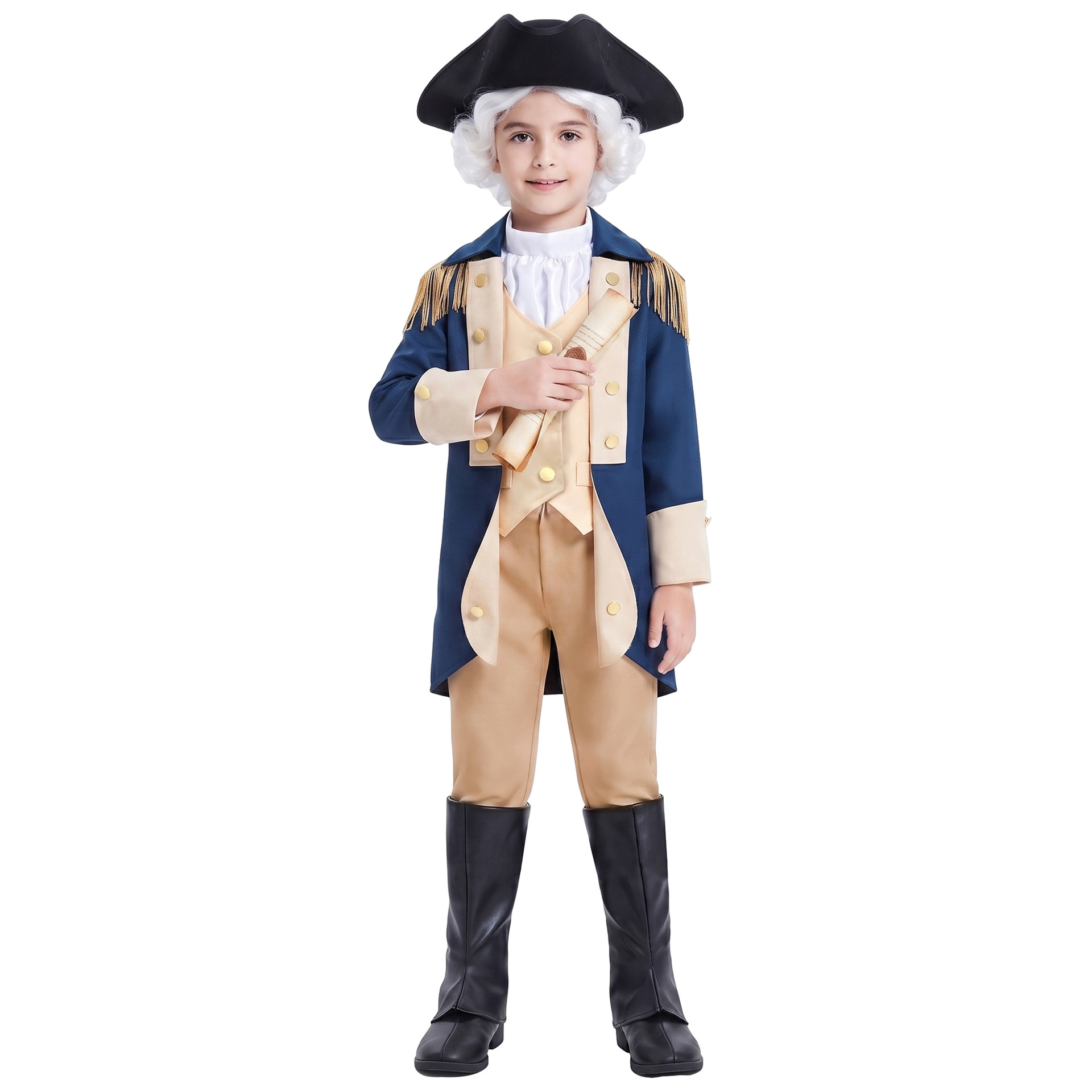 Disfraz de George Washington p - Halloween Costume Kids reseña y precio