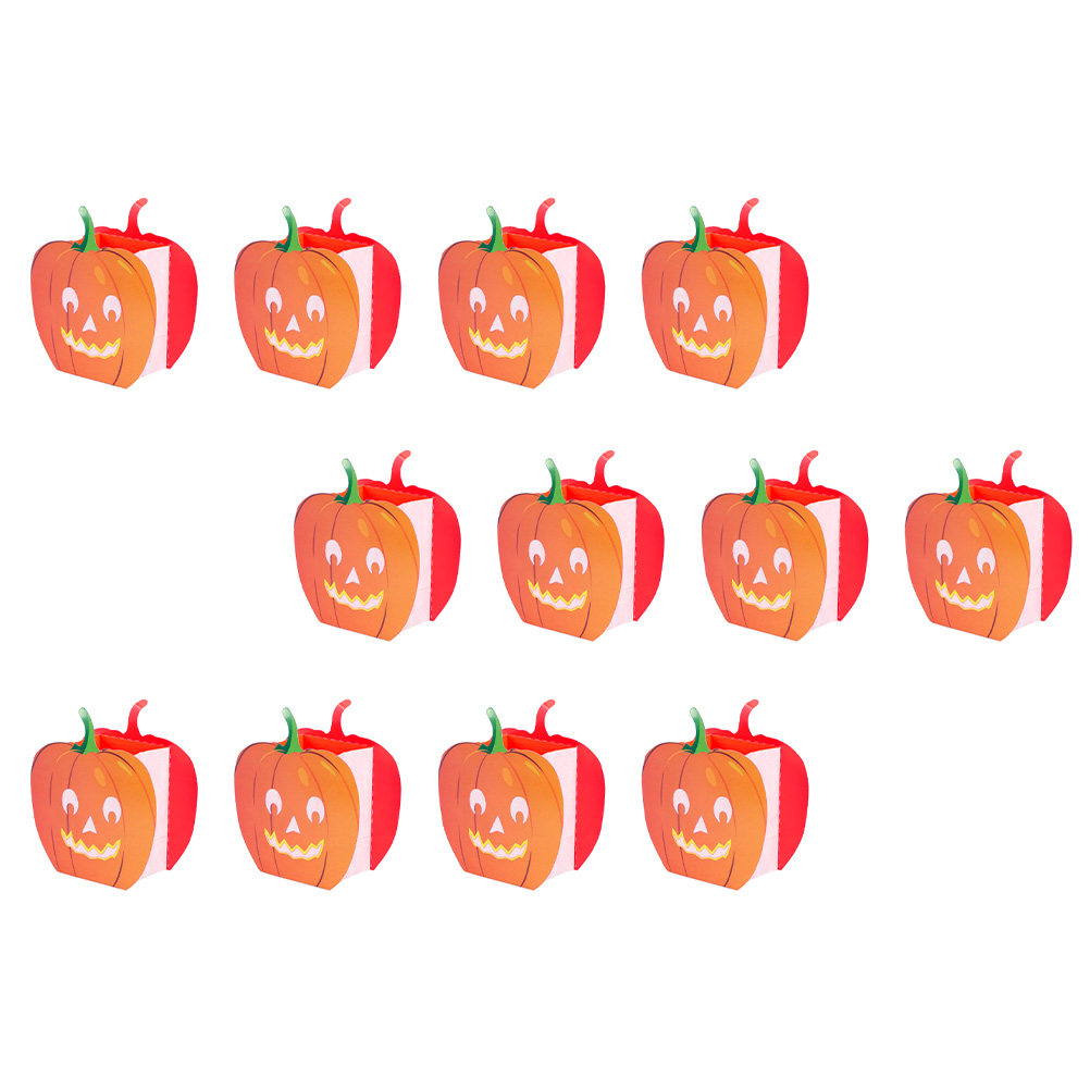 12 bolsas con forma de calabaz - Pumpkin Lantern Halloween reseña y precio