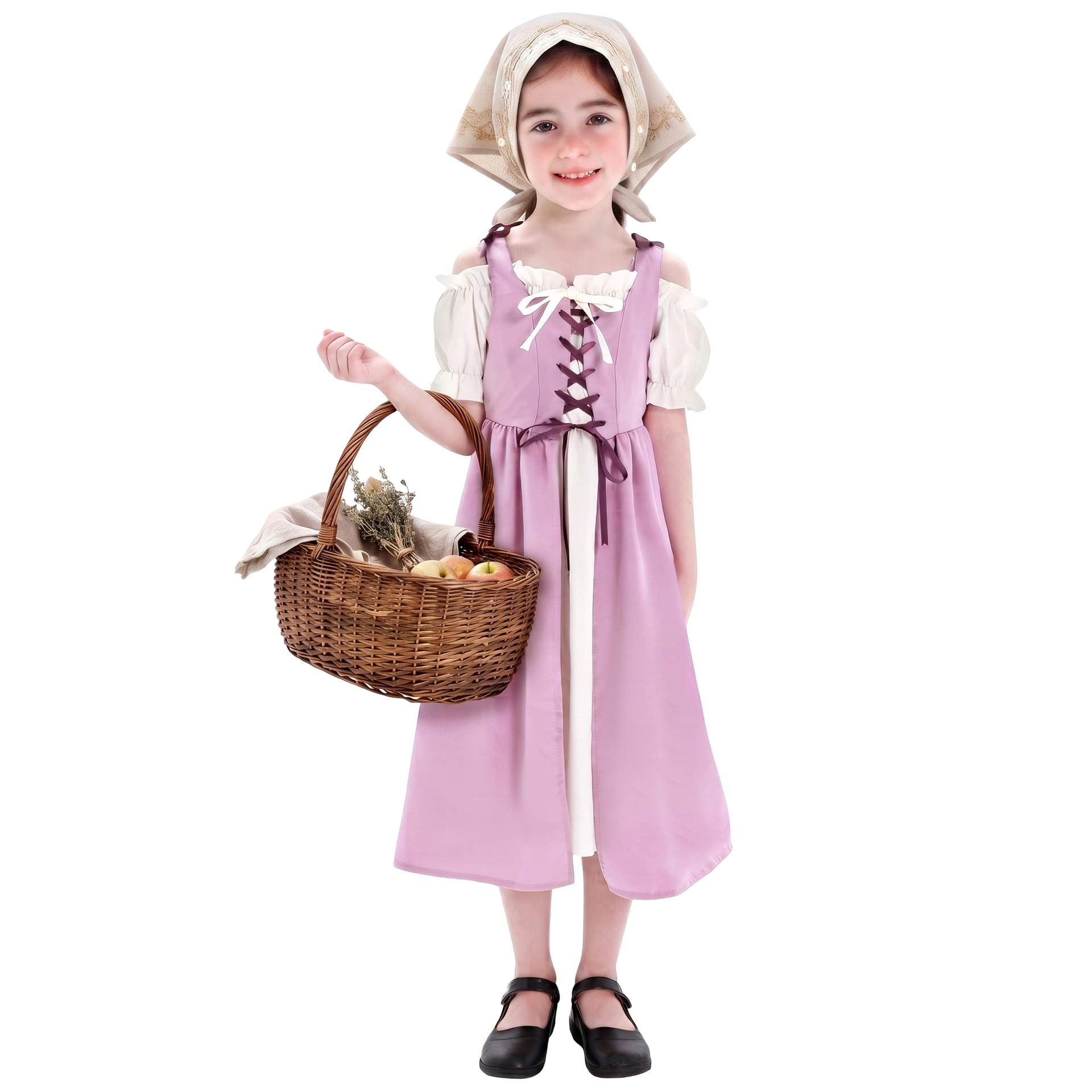 Disfraz Medieval para Niñas, V - Halloween Costume Kids reseña y precio