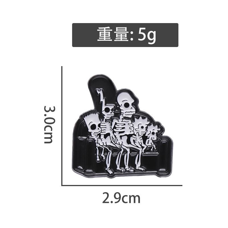 Nuevo Broche de Figura de Anim - Halloween Skeleton Decoration reseña y precio