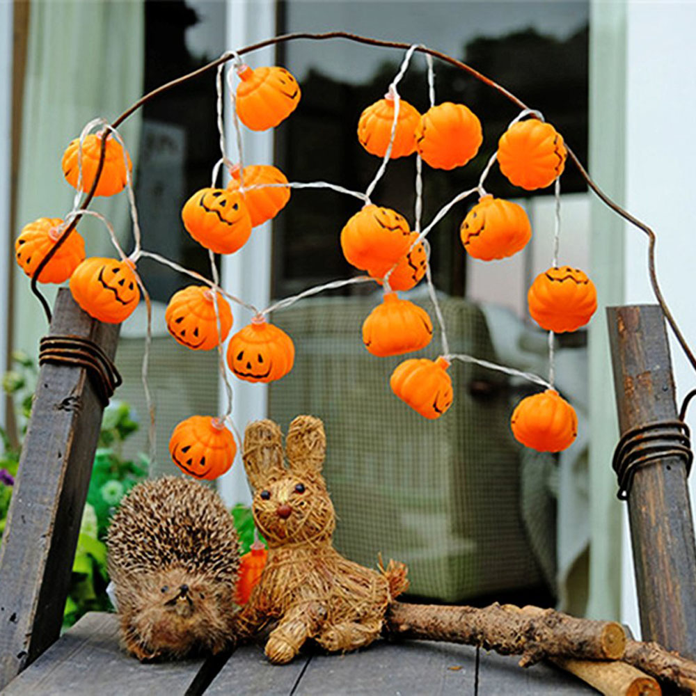 Guirnalda de luces LED de cala - Halloween Led String Lights Orange reseña y precio
