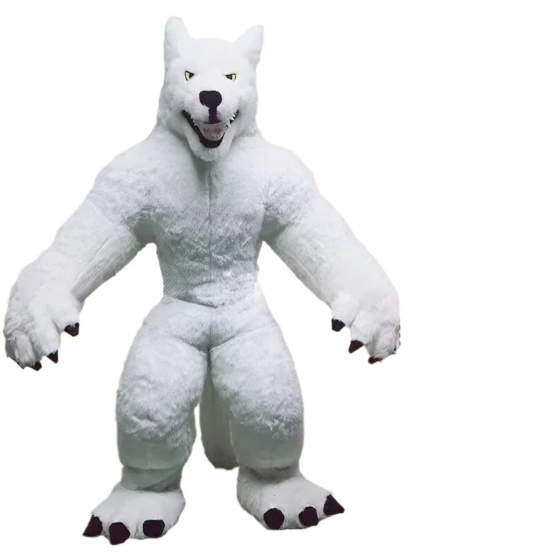 Disfraz de Mascota de Lobo Gri - Halloween Costume Adult reseña y precio