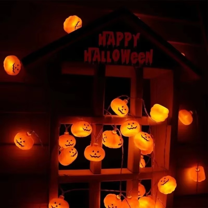 Guirnalda de luces LED con for - Halloween Pumpkin Decor Led reseña y precio