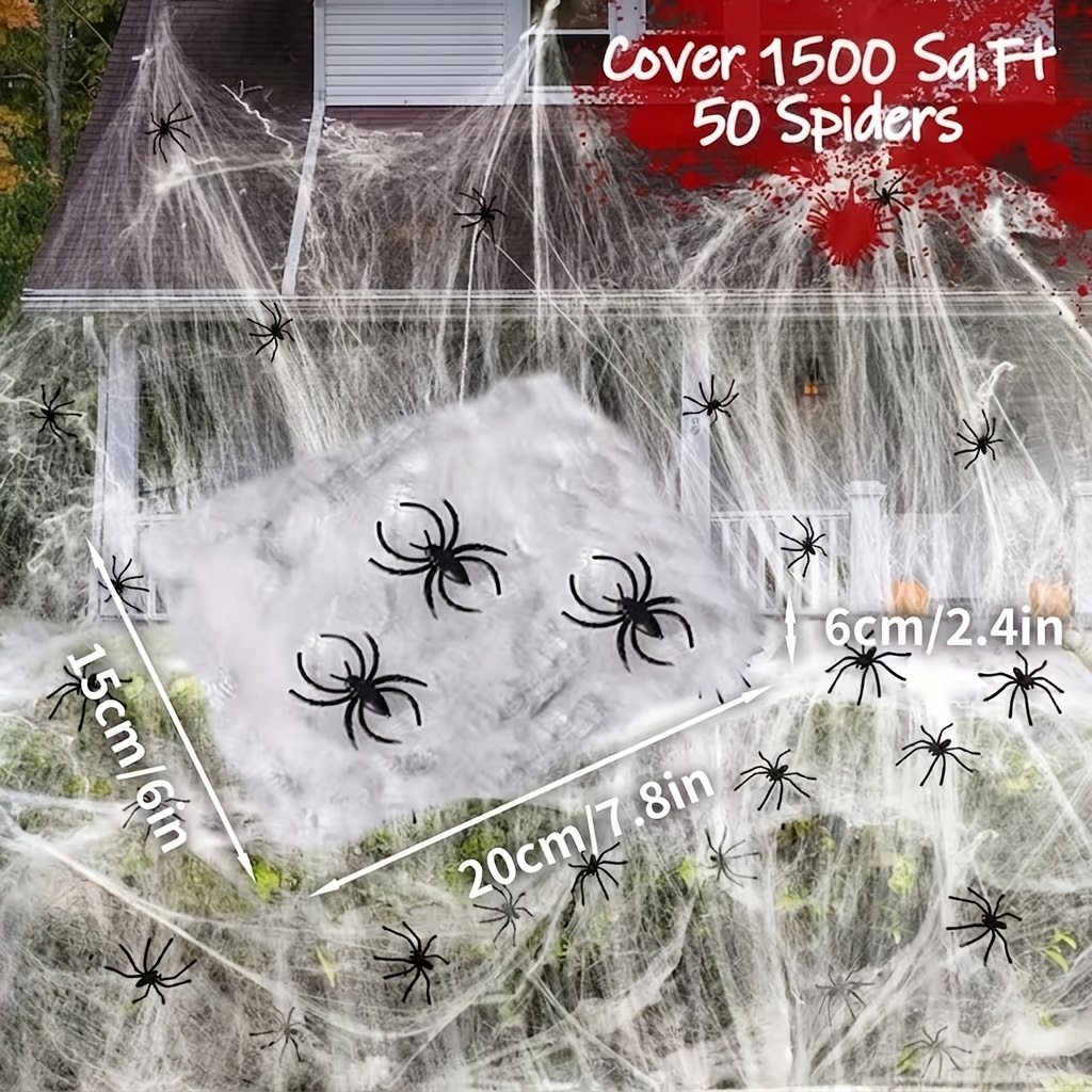 Decoración de Telaraña de Hall - Spider Web Halloween Decoration reseña y precio