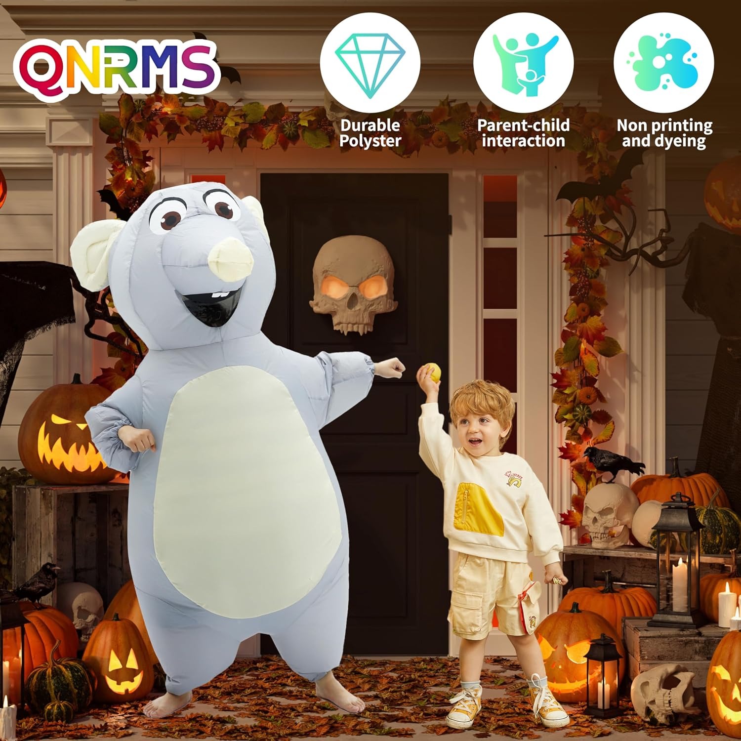 Disfraz de Ratón Inflable para - Halloween Costume Adult reseña y precio