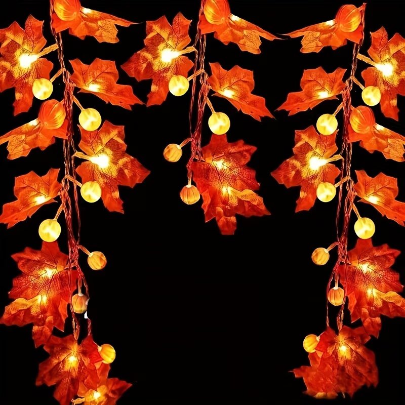 Guirnalda de Luces LED con Hoj - Halloween Led String Lights Orange reseña y precio